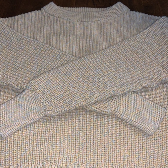Universal Thread Cute Rainbow Pastel Chunky Cable Knit Sweater Size XS 🌈 - Picture 10 of 11
